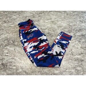 Buffalo Bills Zubaz Leggings Red White Blue Size M Spandex NFL Bills Mafia Camp